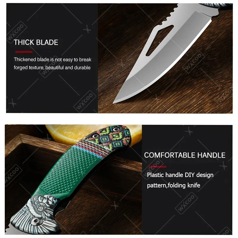 Couteau pliant WXCOO en acier  - Gaming Kitchen Accessories avis et prix