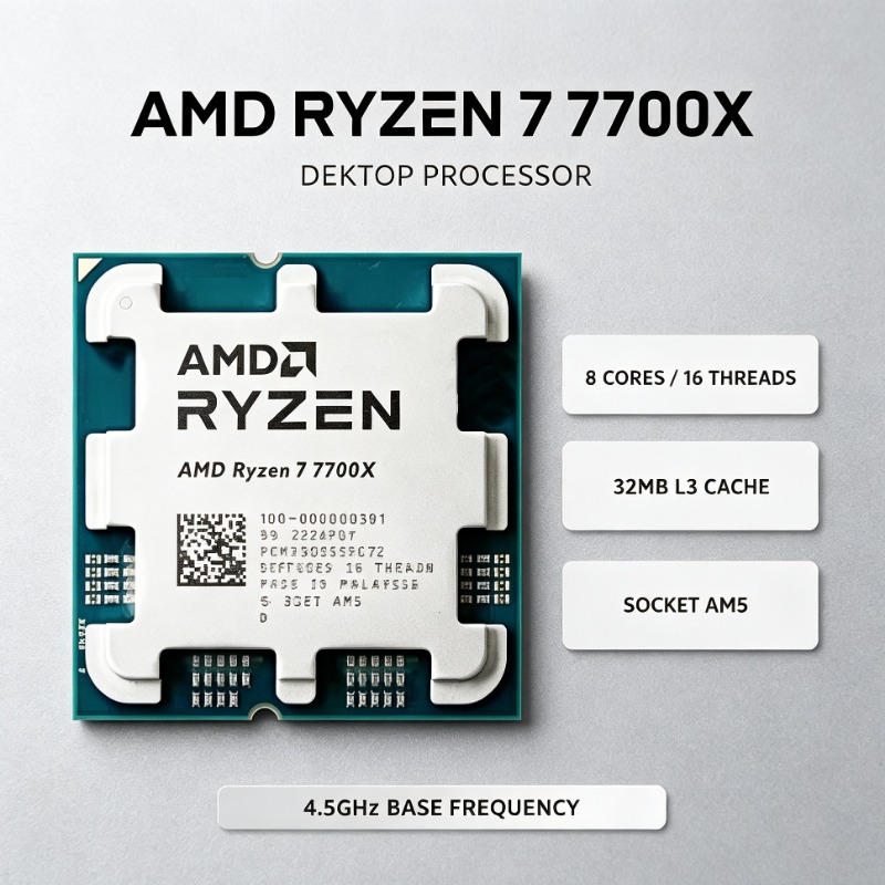 Processeur AMD Ryzen 7 7700X m - Amd Cpu Ryzen 7 avis et prix