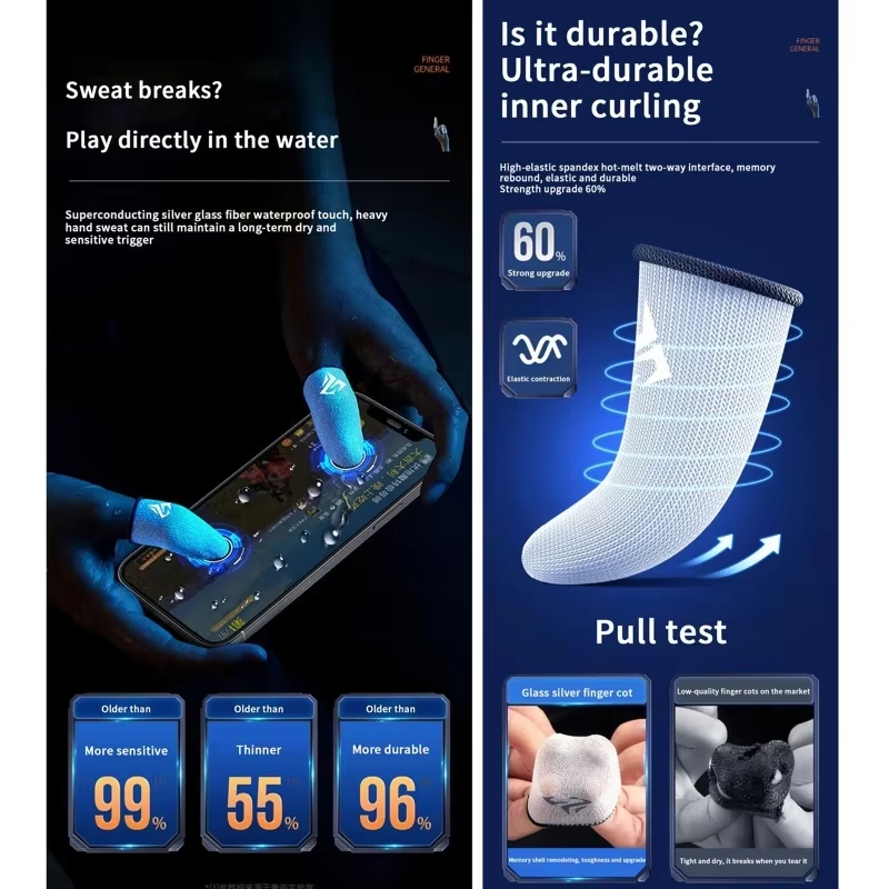 4 paires de gants de jeu mobil - Gaming Accessories Mobile avis et prix