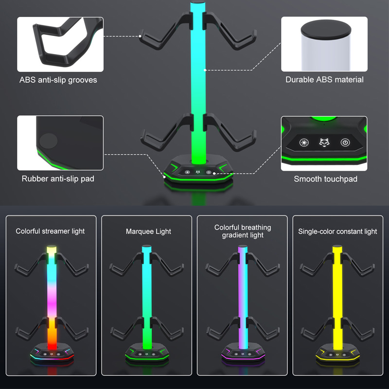 Support de casque de jeu RGB p - Headset Stand Rgb avis et prix