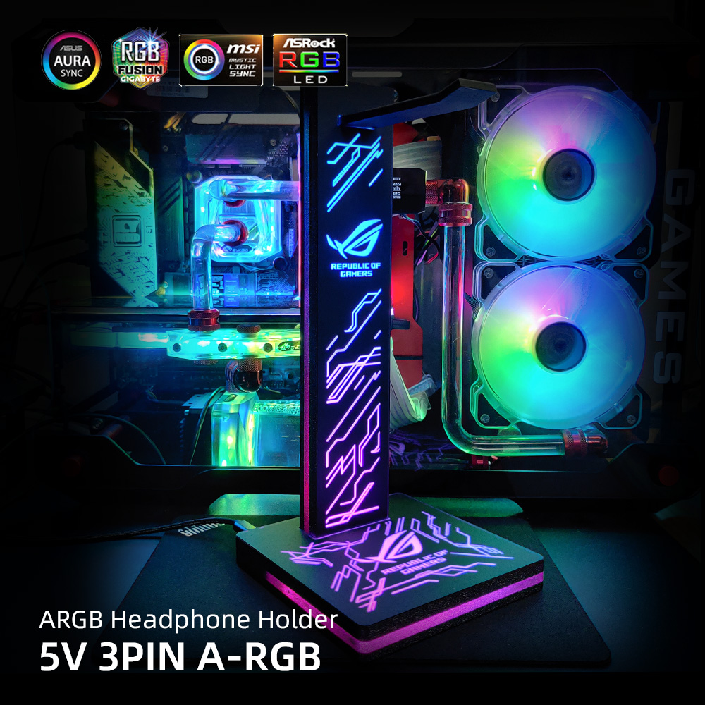 Support de casque ARGB pour PC - Headset Stand Rgb avis et prix